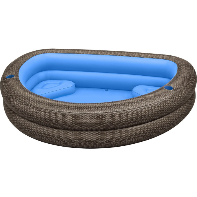 Детский надувной бассейн BESTWAY TRUPRINT WICKER 231х178х53см, 575л, от 6 лет 54426 BW