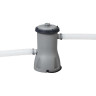 Каркасный бассейн BESTWAY POWER STEEL 488х244х122см + фильтр-насос 3028 л/ч, тент, лестница 56996 BW