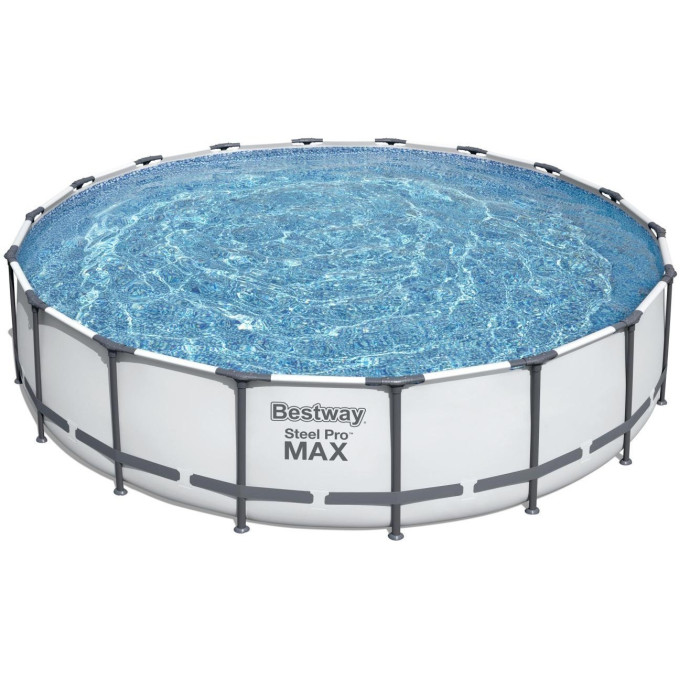 Каркасный бассейн BESTWAY STEEL PRO MAX 488х122см, 19480л 5619E BW
