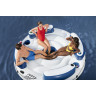 Надувной матрас-остров BESTWAY LAZY DAYZ 256х256см (239х239х63,5см) с ручками и подстаканниками, до 450кг 43536 BW