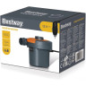Насос электрический BESTWAY SIDEWINDER AC/DC 12В/220В с адаптером, 490л/м, 3 насадки в комплекте 62142 BW